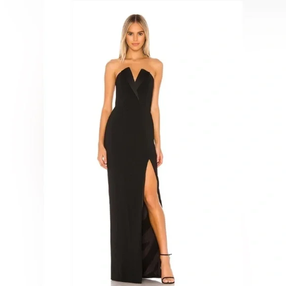 JAYGODFREY - Sylvia Strapless Tuxedo Gown - AUTHENTIC - Picture 1 of 13